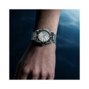 Seiko, Prospex 1965 Heritage Diver’s 60th Anniversary Limited Edition with a 40mm stainless steel case and bracelet strap featuring a date function on a silver dial.