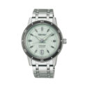 Seiko, Presage Style 60s in Ice Green, Automatic Men's Watch Seiko, Presage Style 60s in Ice Green with a 39.5mm stainless steel case and bracelet strap featuring a date function and a green dial.