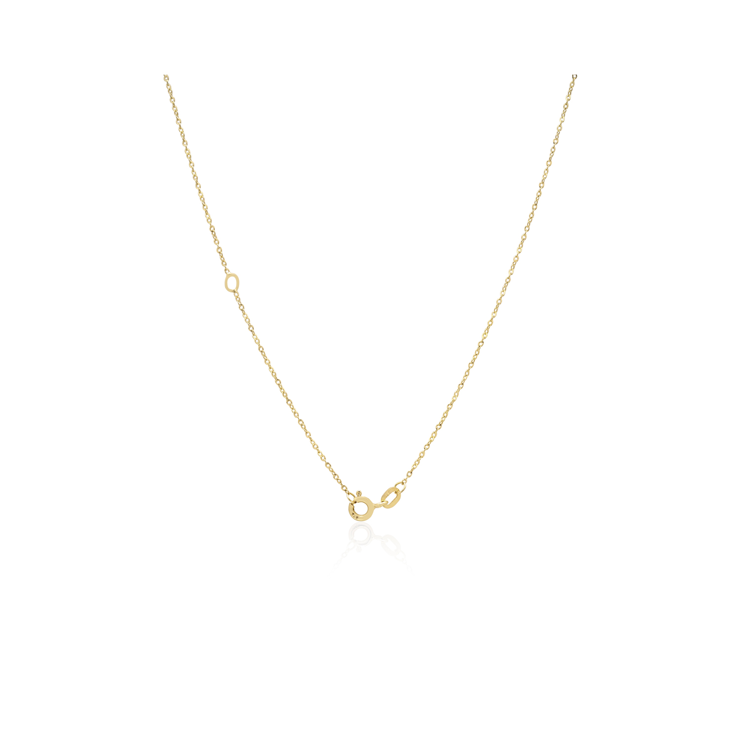 A 9ct yellow gold peridot cat pendant and chain, featuring an oval and pear shaped peridot with yellow gold ears and tail.