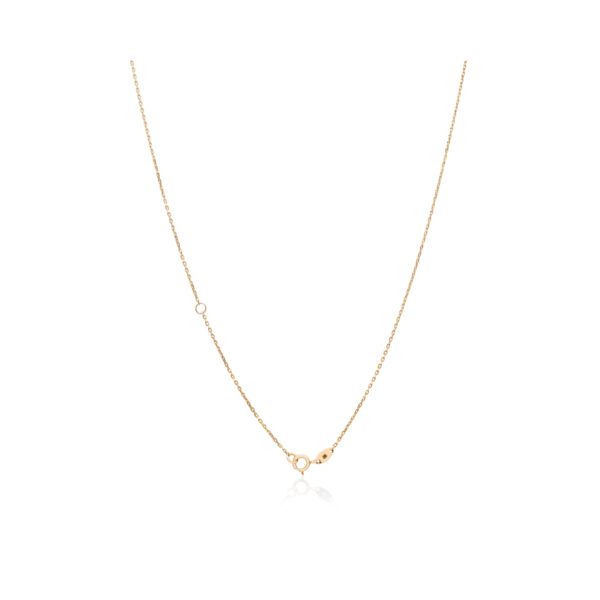 A 9ct yellow gold green malachite gemstone heart shaped pendant on a trace chain.