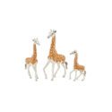 A sterling silver giraffe figurine from Saturno by Francis Howard.