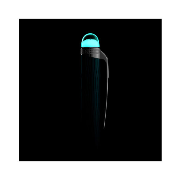 A Montblanc, StarWalker PolarGreen Doué Ballpoint pen crafted in dark green precious resin with platinum-coated fittings and a transparent resin cap top that glows in low light.