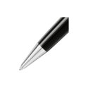 Montblanc, Meisterstück Platinum Line Midsize Ballpoint Pen A Montblanc, Meisterstück Platinum Line Midsize Ballpoint Pen crafted in black precious resin featuring a platinum-coated clip with the Montblanc emblem on the cap top.
