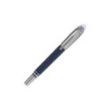 A Montblanc, StarWalker SpaceBlue Doué Fineliner pen crafted in deep space blue coloured precious resin with the metal cap and fittings coated in dark ruthenium.