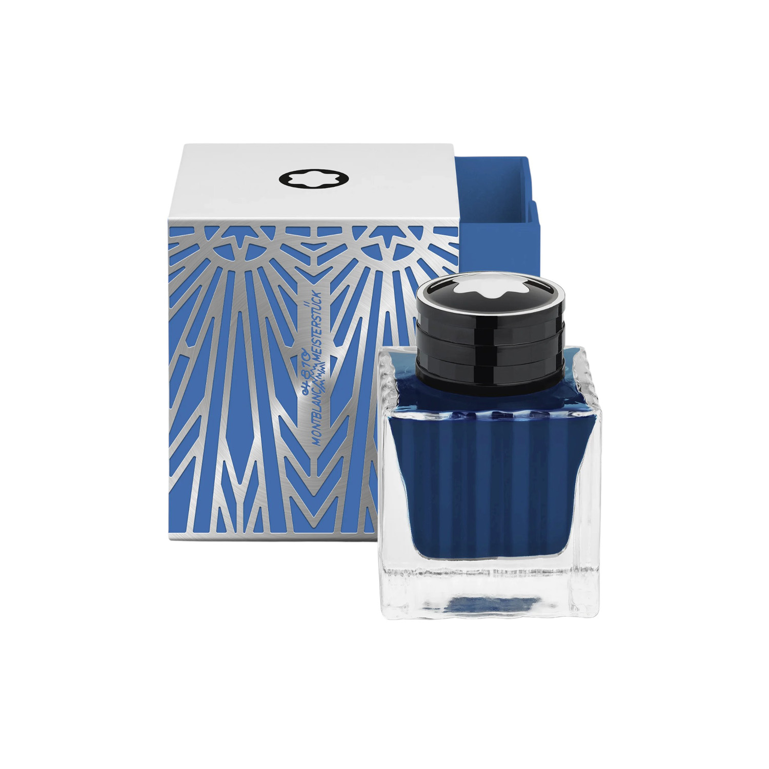 Montblanc, Ink Bottle Meisterstück The Origin Collection with 50ml of blue ink.
