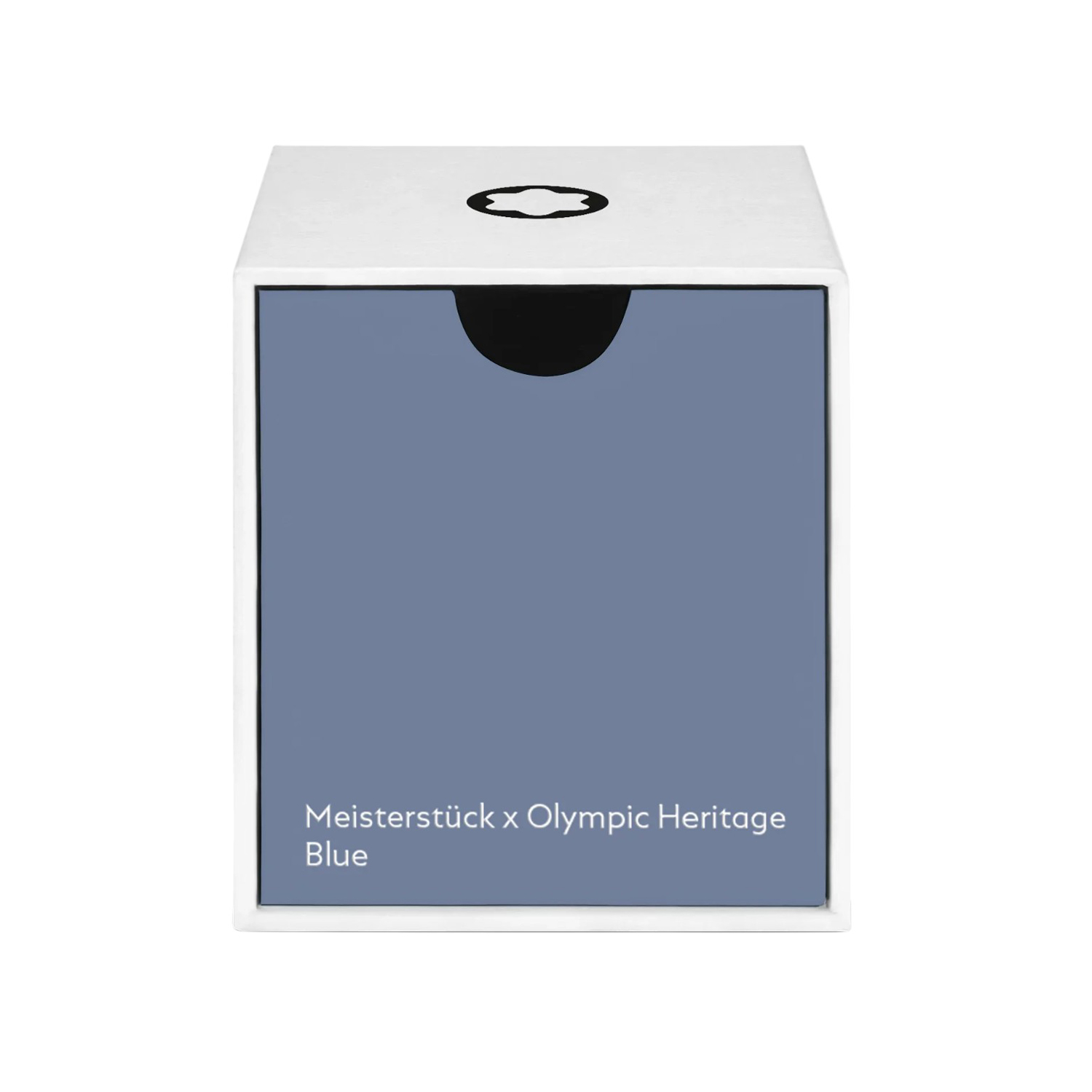 Montblanc, Ink Bottle Meisterstück x Olympic Heritage Chamonix 1924 with 50ml of blue ink.