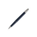 A Montblanc, Meisterstück Around The World In 80 Days Classique Rollerball pen crafted in dark blue precious resin and a clip featuring a red laquered heart.