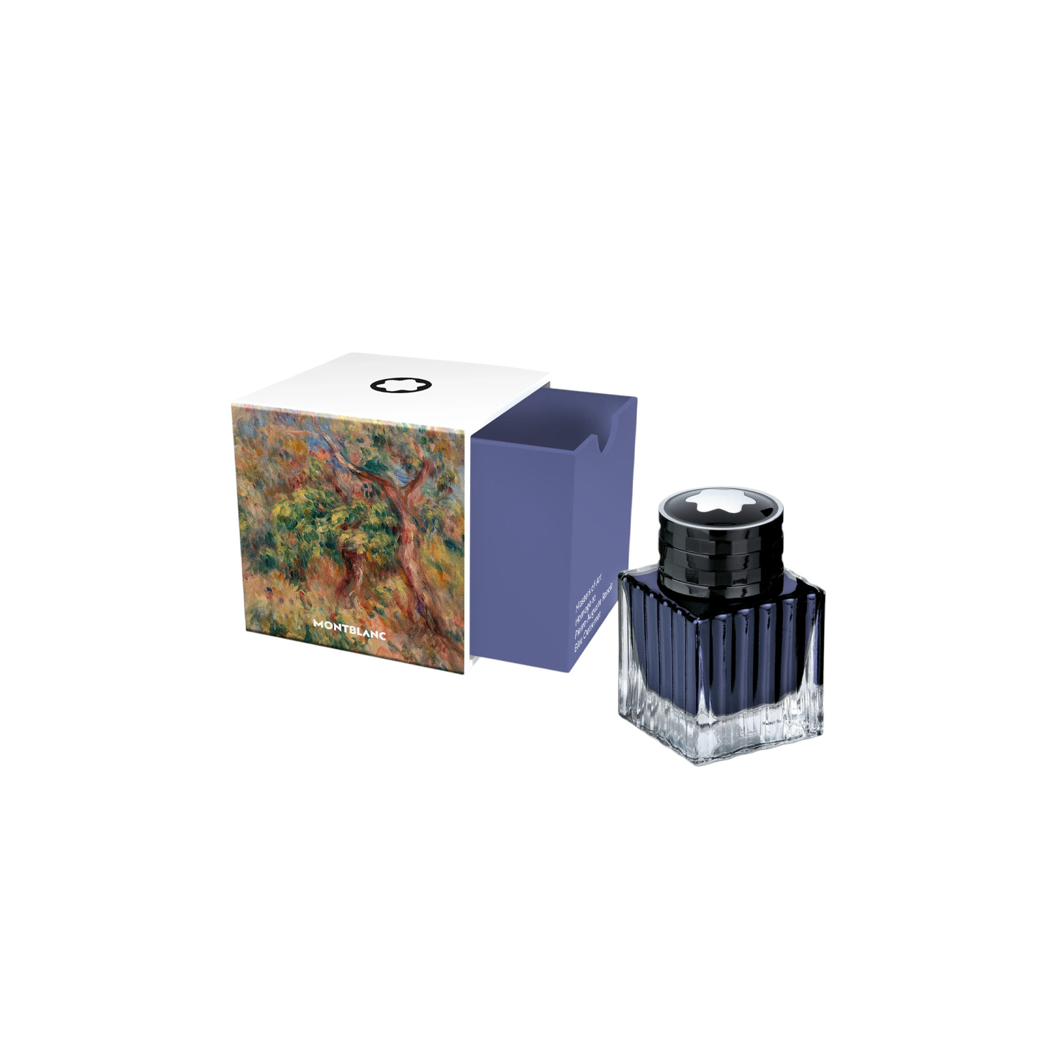 Montblanc, Ink Bottle Masters of Art Homage to Pierre-Auguste Renior with 50ml of blue ink.