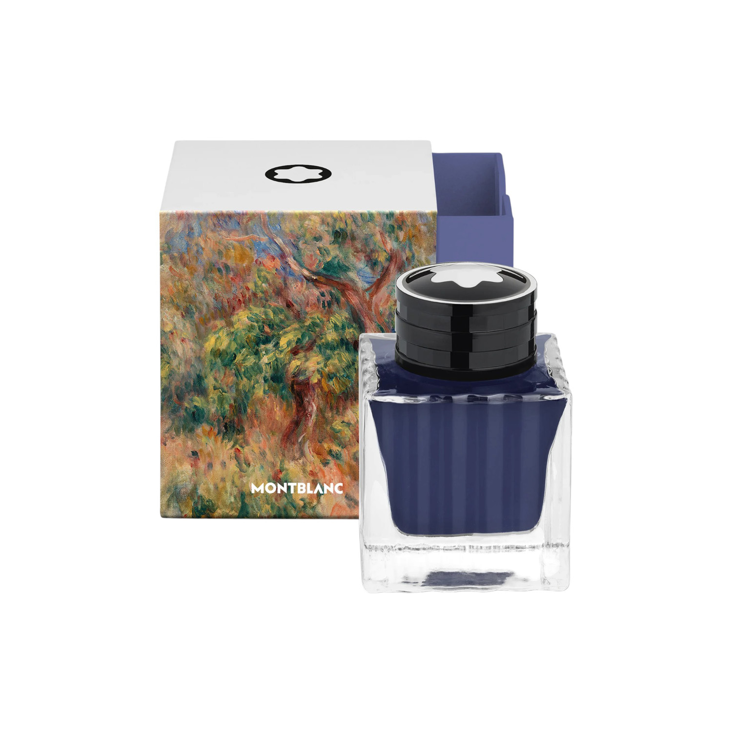 Montblanc, Ink Bottle Masters of Art Homage to Pierre-Auguste Renior with 50ml of blue ink.
