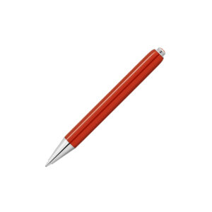 A Montblanc, Heritage Rouge et Noir "Baby" Special Edition Coral-Coloured Ballpoint crafted in coral coloured precious laquer with platinum-coated fittings.