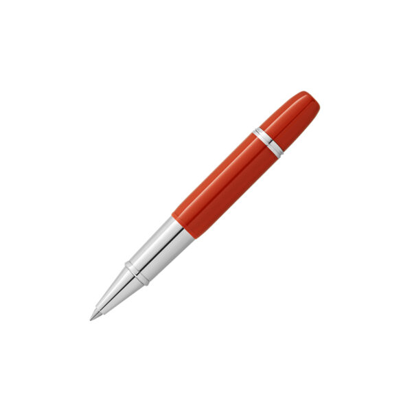 A Montblanc, Heritage Rouge et Noir "Baby" Special Edition Coral-Coloured Rollerball crafted in coral coloured precious laquer with platinum-coated fittings