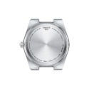 Tissot, PRX with a 35mm stainless steel case and bracelet strap featuring a date function and a blue dial.