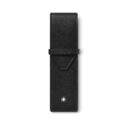 Montblanc, Sartorial 2-Pen Pouch crafted in leather with a textured finish with space for two writing instruments.