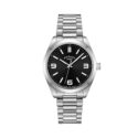 Rotary, Heritage Sport with a 40mm stainless steel case and bracelet strap featuring a black dial.