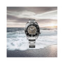 Seiko, Prospex 'King Sumo' Grey Gradation Diver with a 45mm stainless steel case and bracelet strap featuring a date function and a grey patterned dial with a black bezel.