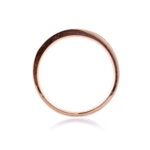 An 18ct gold, baguette cut diamond set seven stone band.