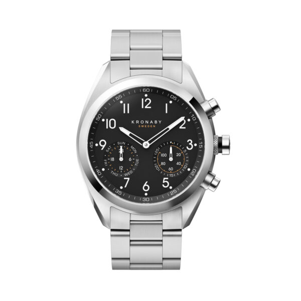 Kronaby's Apex 43 steel hybrid smartwatch is the perfect companion for those looking for a more subtle smartwatch without compromising on the traditional wrist watch styling.