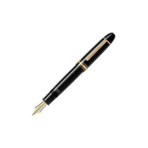 The Meisterstück 149 - a design that writes history. Deep black precious resin with gold-coated details, surmounted by the white star emblem and finished with a handcrafted Au750 gold nib, evolves into Montblanc’s design icon.