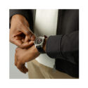Seiko, Prospex Speedtimer Compact 6R x DATSUN Fairlady Z Limited Edition with a 39.5mm stainless steel case and a black leather strap featuring a date function and a black dial.