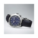 Seiko, Prospex Alpinist ‘Night Sky’ European Exclusive Limited Edition with a 39.5mm stainless steel case with a blue leather strap featuring a date function and a blue dial.
