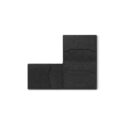A Montblanc, Sartorial black trio card holder crafted from saffiano leather with four dedicated credit card slots.
