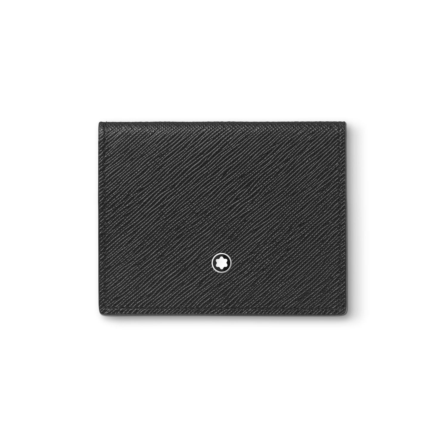 Montblanc, Sartorial Trio Black 4cc Card Holder A Montblanc, Sartorial black trio card holder crafted from saffiano leather with four dedicated credit card slots.