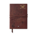 Montblanc, Homage to Robert Louis Stevenson #146 small brown lined notebook featuring 96 sheets and taking its design and theme from the Homage special collection.