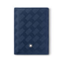 Montblanc, Extreme 3.0 Ink Blue 4cc Card Holder A Montblanc, Extreme 3.0 ink blue coloured car holder crafted in full-grain bovine leather with the Extreme 3.0 motif, featuring four credit card slots, a removable ID card holder and two small additional pockets.
