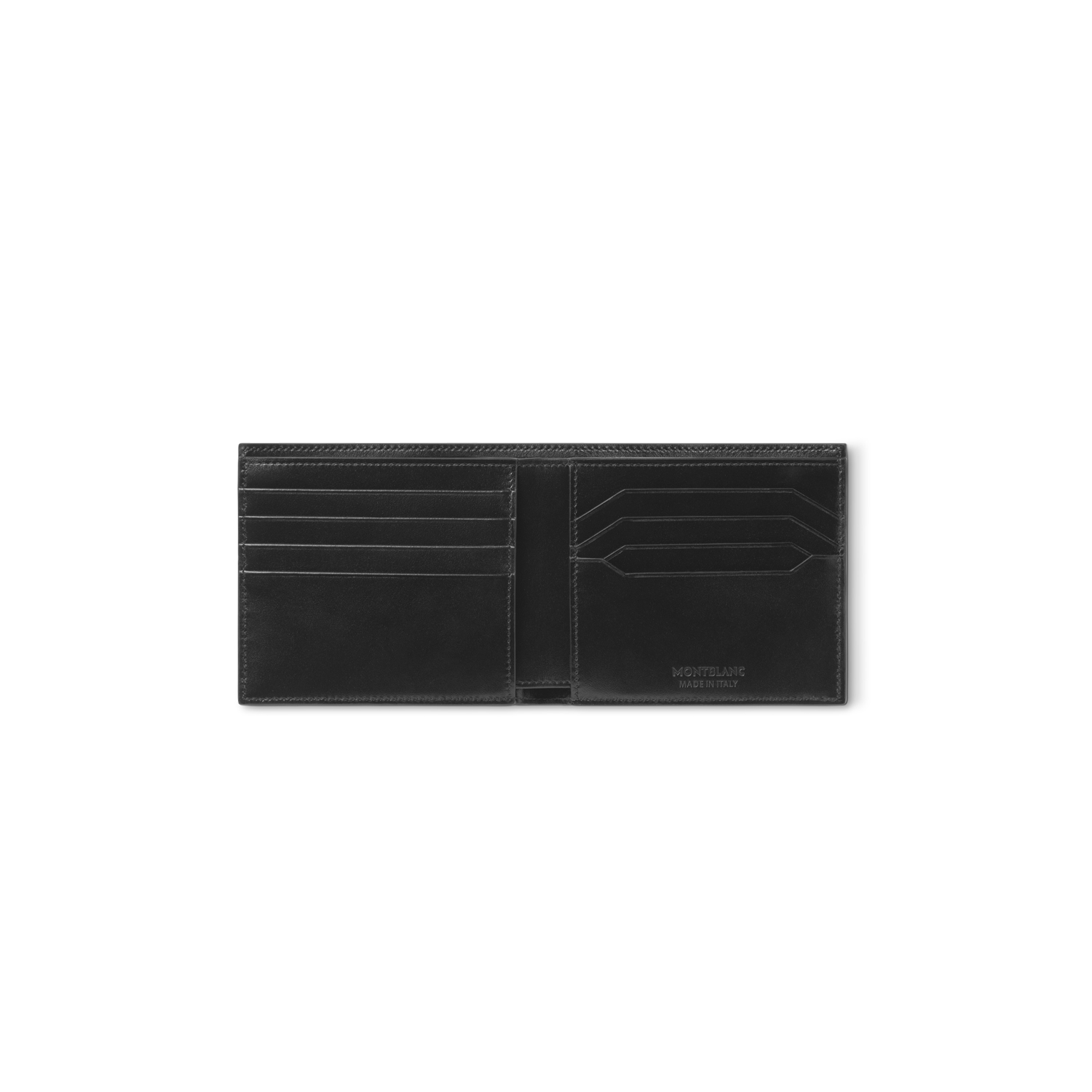 Montblanc, Meisterstück Black 8cc Wallet A Montblanc, Meisterstück black wallet crafted in finest leather and lined with black fabric.