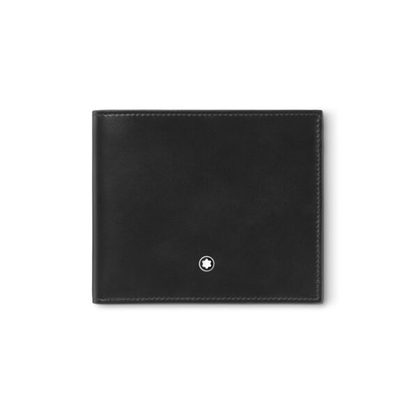 A Montblanc, Meisterstück black wallet crafted in finest leather and lined with black fabric.