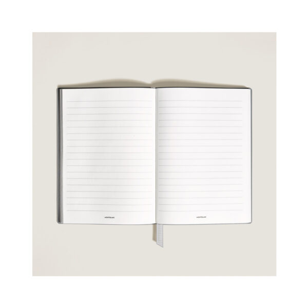 A Montblanc, Meisterstück x The Olympic Heritage Collection #146 small grey lined notebook featuring 96 sheets and taking its design and theme from The Olympic Heritage Collection Chamonix 1924 special collection.