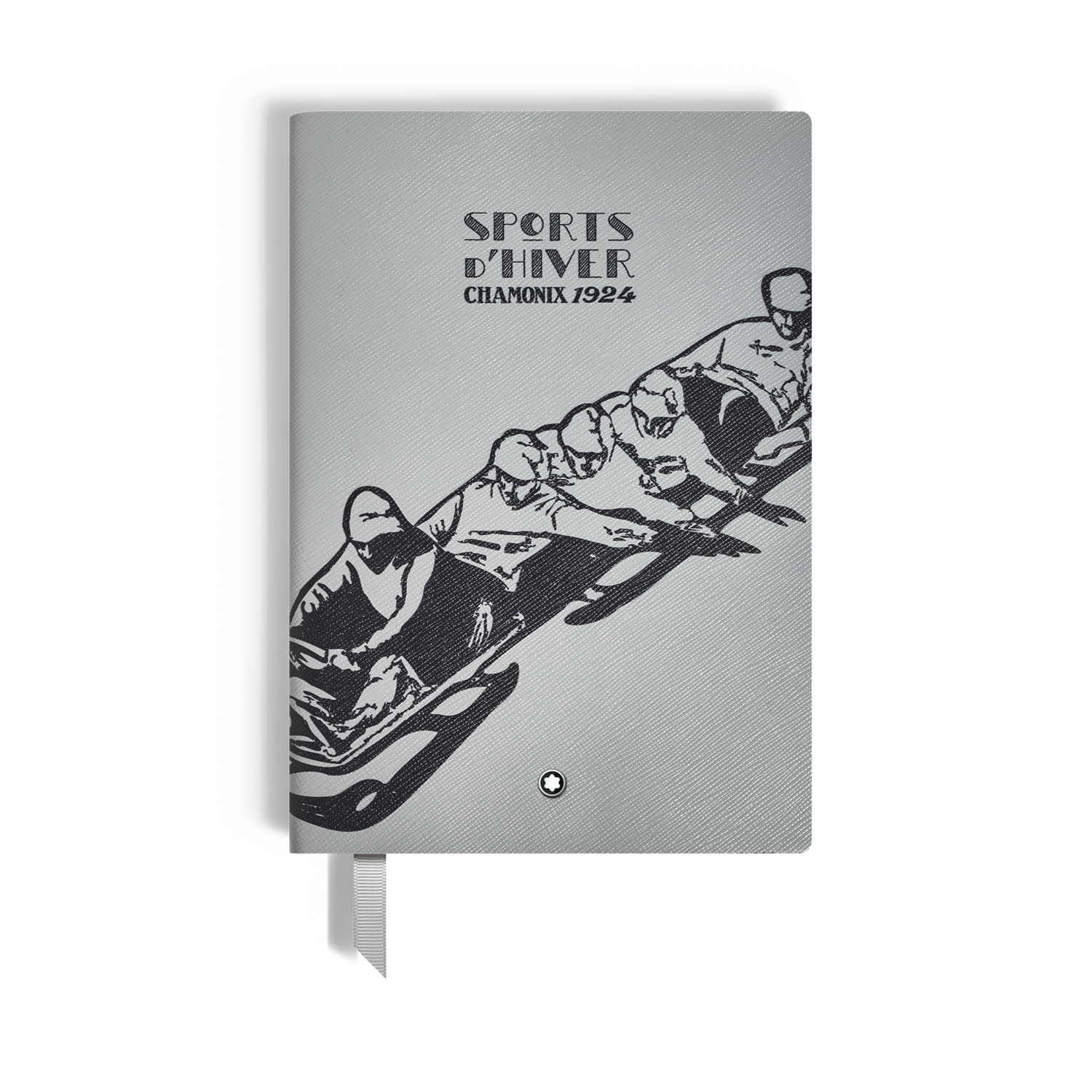 Montblanc, Meisterstück x The Olympic Heritage Collection #146 Small Grey Lined Notebook A Montblanc, Meisterstück x The Olympic Heritage Collection #146 small grey lined notebook featuring 96 sheets and taking its design and theme from The Olympic Heritage Collection Chamonix 1924 special collection.