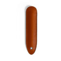 A Montblanc, Meisterstück pen sleeve crafted in elegant rust-colour leather made to carry one writing instrument.