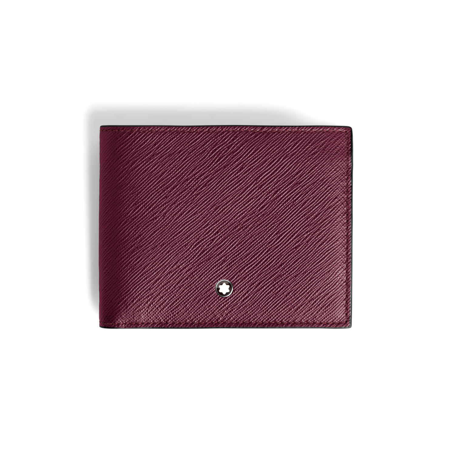 A Montblanc, Sartorial brown wallet crafted in Saffiano-printed leather with six credit card slots, two banknote compartments and two additional small pockets.