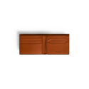 A Montblanc, Meisterstück wallet crafted in elegant rust-coloured leather with six credit card slots, two compartments for banknotes and two additional small pockets.