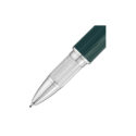A Montblanc, StarWalker PolarGreen Precious Resin Fineliner pen crafted in dark green precious resin with platinum-coated fittings and a dome made from transparent resin with the Montblanc emblem that glows in low light.