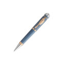 A Montblanc, Writers Edition Homage to Johann Wolfgang von Goethe Limited Edition Ballpoint Pen crafted in blue precious resin with gold and platinum-coated fittings.