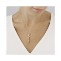 18ct Yellow Gold Moonlight Grapes Pendant & Chain by Georg Jensen: 0.05 carats An 18ct yellow gold pendant and chain set with three white diamonds from Georg Jensen's Moonlight Grapes collection.