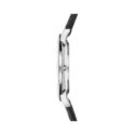 Herbelin, Classique White, Quartz Men’s 38mm Watch Herbelin, Classique with a 38mm stainless steel case and black leather strap featuring a date function and a white dial.