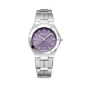 Herbelin, Cap Camarat Purple, Quartz Women's Watch Herbelin, Cap Camarat with a 33mm stainless steel case and bracelet strap featuring a date function and a purple dial.