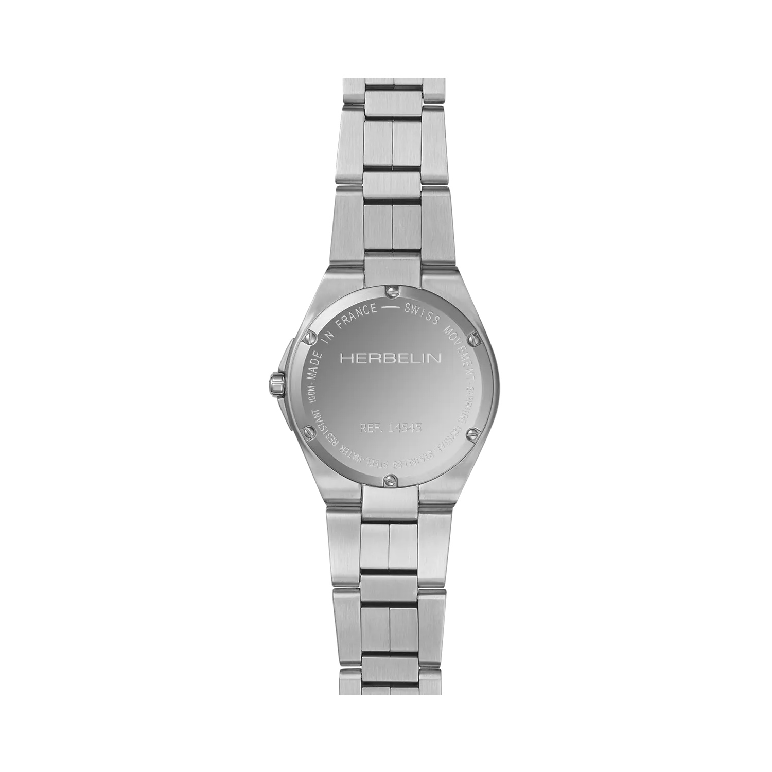 Herbelin, Cap Camarat Purple, Quartz Women's Watch Herbelin, Cap Camarat with a 33mm stainless steel case and bracelet strap featuring a date function and a purple dial.