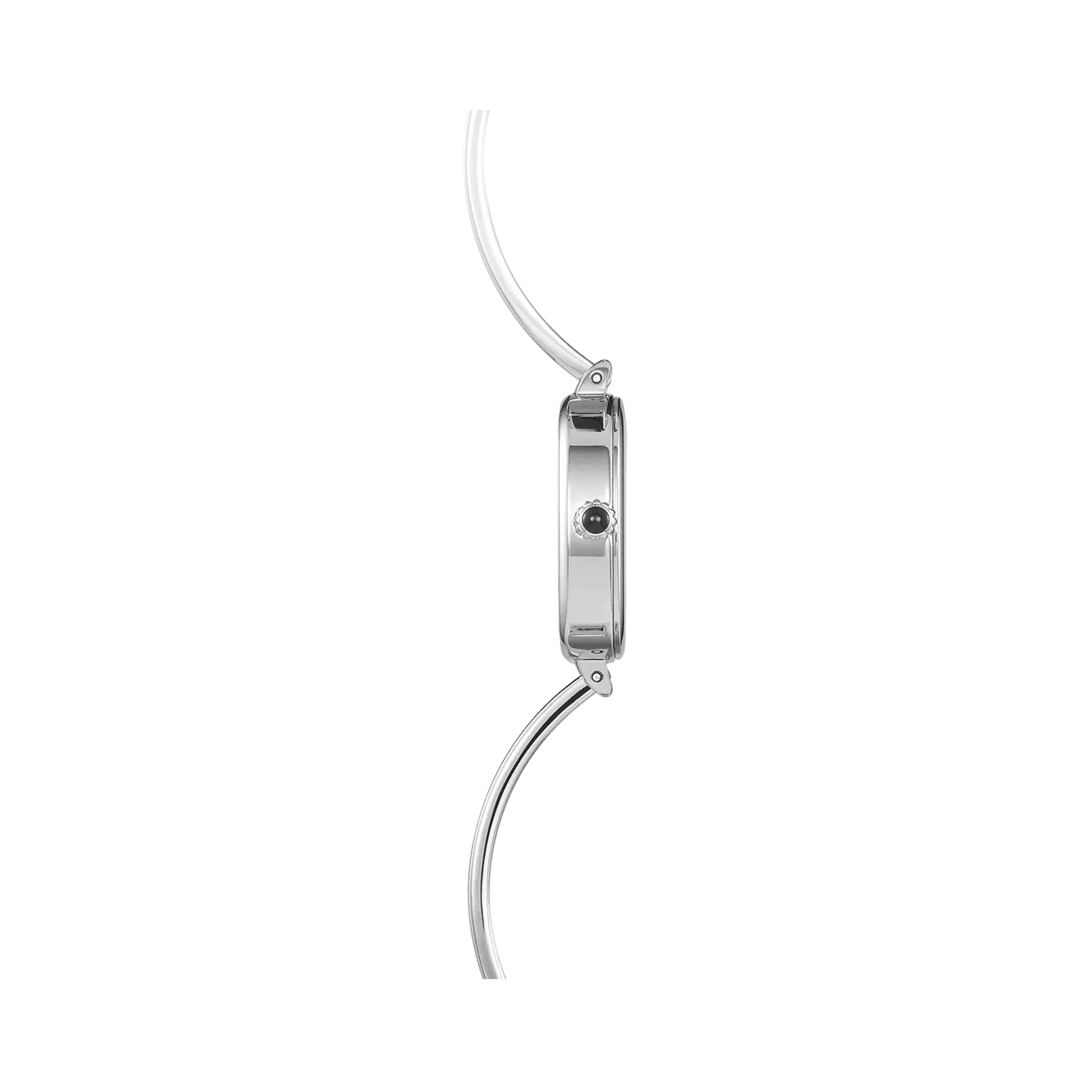 Herbelin, Fil Silver, Quartz Women's Watch Herbelin, Fil with a 24 x 24mm stainless steel square case and bracelet strap featuring a silver dial.