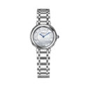 Herbelin, Galet with a 28mm stainless steel case and bracelet strap featuring a white mother of pearl zircon set dial.
