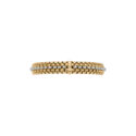 An 18ct yellow and white gold diamond set two tone Flex'It bracelet belonging to FOPE's Panorama collection.