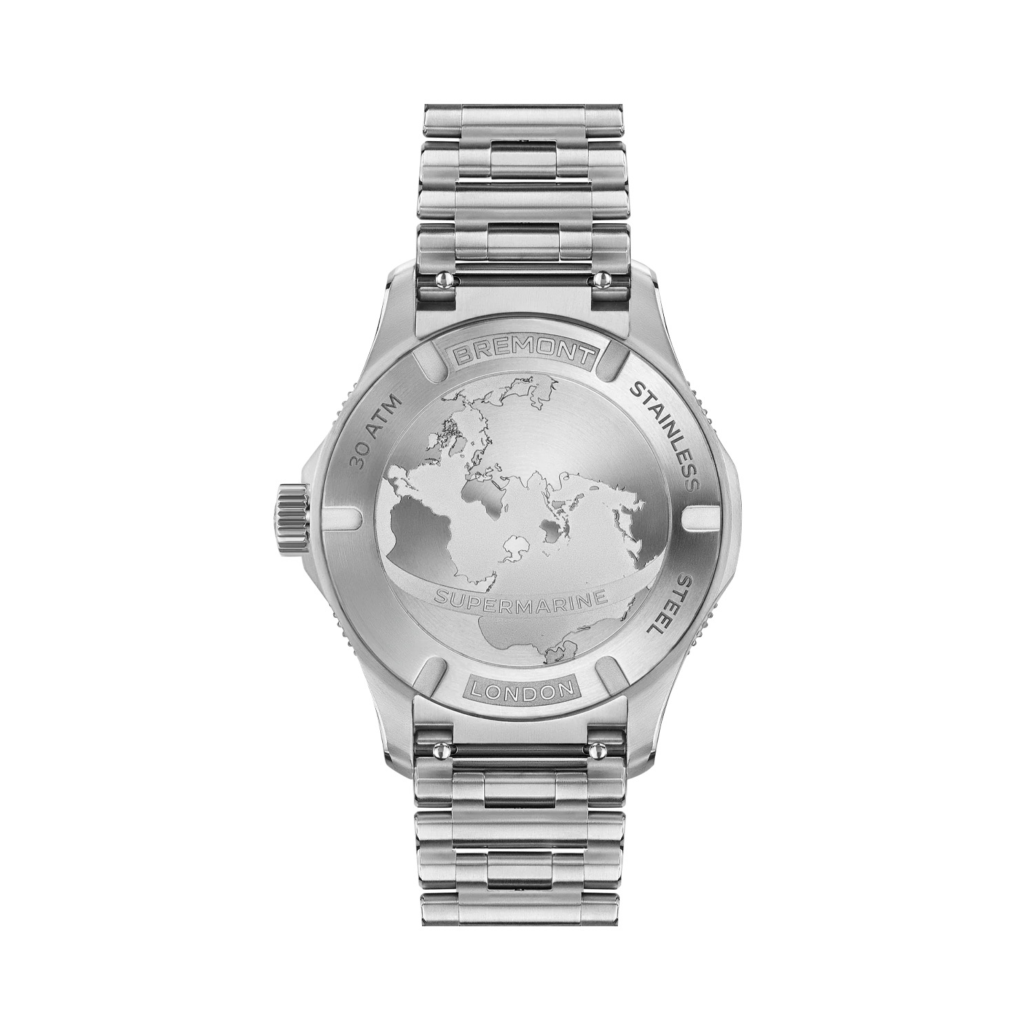 Bremont, Supermarine 300m GMT 'Glacier Blue' Limited Edition, Automatic Men's Watch Bremont, Supermarine 300m GMT 'Glacier Blue' with a 40mm stainless steel case and bracelet strap featuring a date function and a blue dial and bezel.