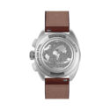 Bremont, Terra Nova Chronograph with a 42.5mm stainless steel case and a brown leather strap featuring a chronograph, date function and a black dial and bezel.