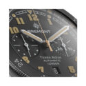 Bremont, Terra Nova Chronograph with a 42.5mm stainless steel case and a brown leather strap featuring a chronograph, date function and a black dial and bezel.