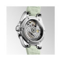 Longines, Conquest Sunray Green, Automatic Women's Watch Longines, Conquest with a 34mm stainless steel case and a green rubber strap featuring a date function and a green dial.