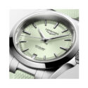 Longines, Conquest Sunray Green, Automatic Women's Watch Longines, Conquest with a 34mm stainless steel case and a green rubber strap featuring a date function and a green dial.
