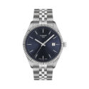 Tissot, Ballade Blue, Quartz Men's Watch Tissot, Ballade with a 40mm stainless steel case and bracelet strap featuring a date function and a navy blue guilloché dial.